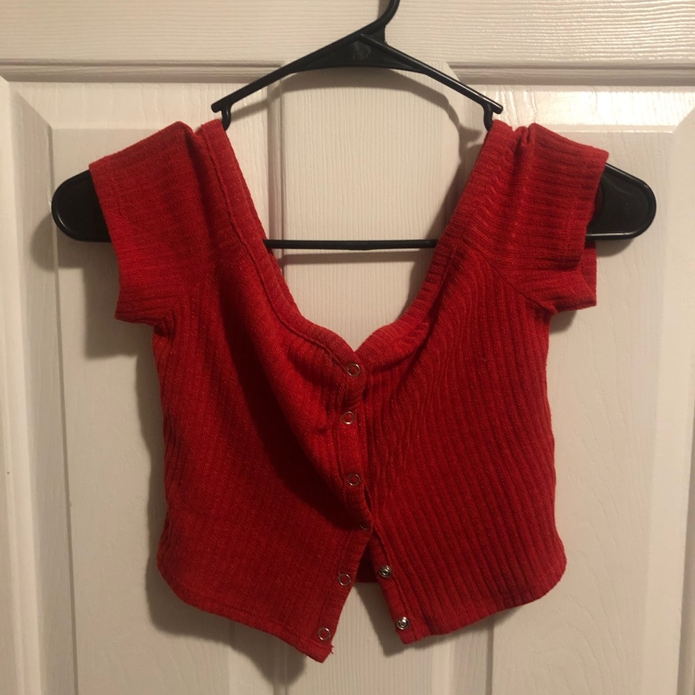 shein off the shoulder crop